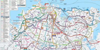 Auckland plan des transports publics