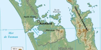 Auckland carte géologique