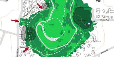 Carte mt Eden